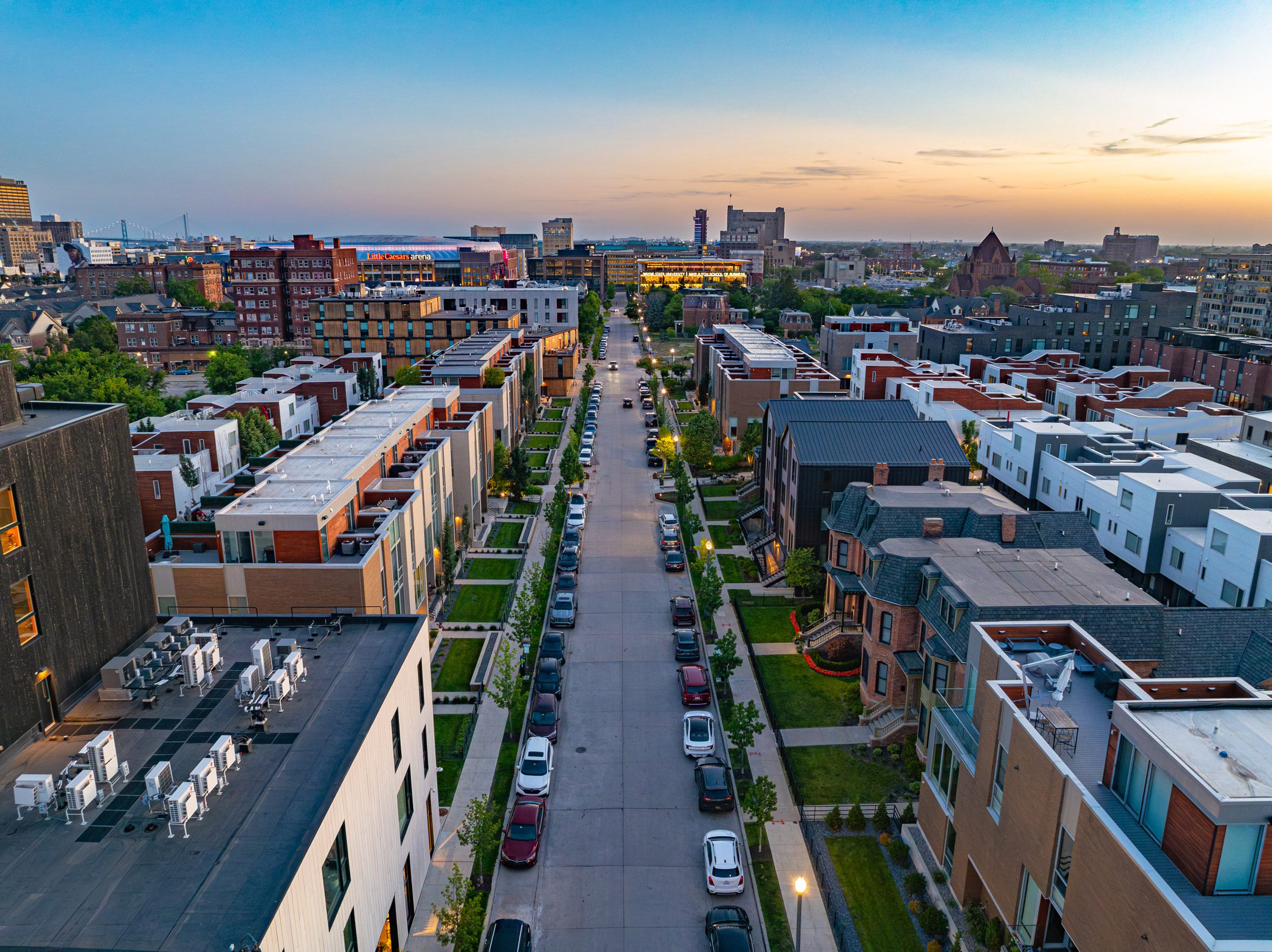 New neighborhood development in Detroit