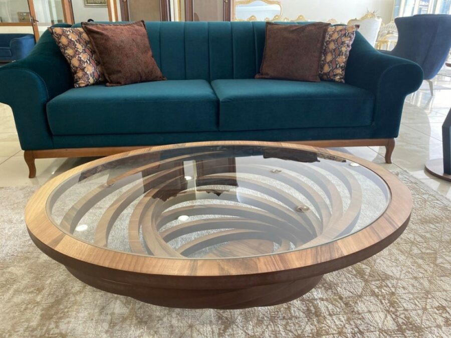Large Glass Coffee Table